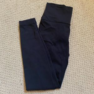 Black lululemon Wunder Unders.